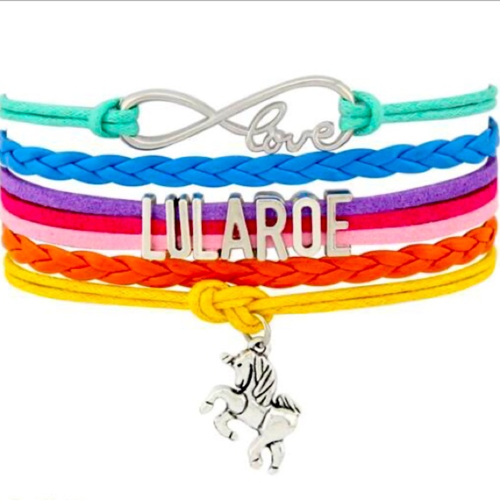 LulaRoe Unicorn Infinity Love Bracelet